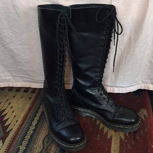 20 Eyelet Knee High Dr. Martin Boots